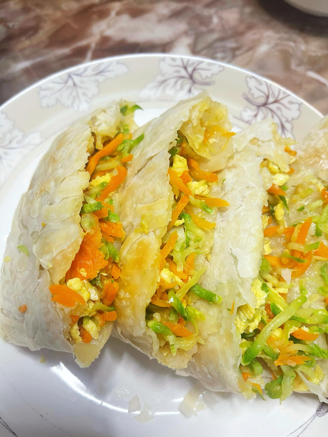 西葫芦鸡蛋包子