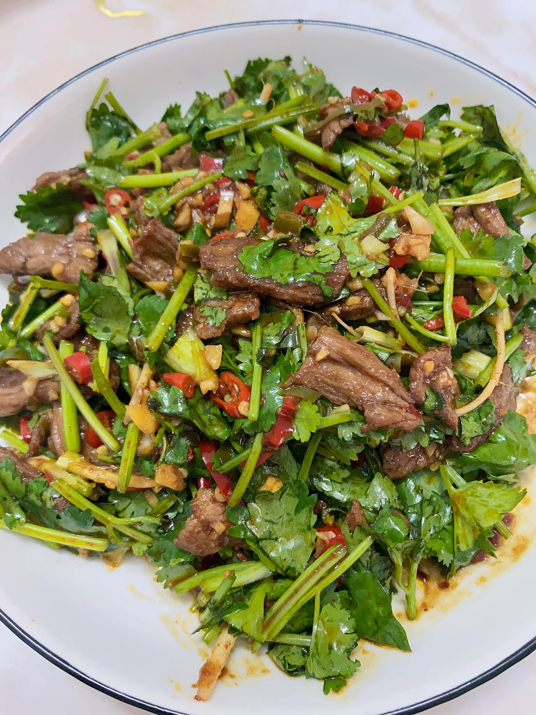 这个太绝了｜香菜拌牛肉‼️巨好吃