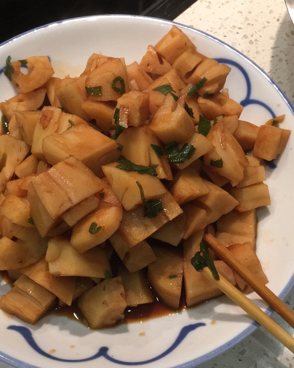 酸甜的开胃菜-  糖醋藕丁
