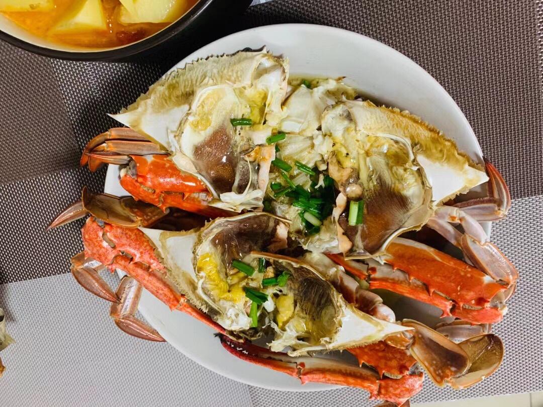 葱油梭子蟹