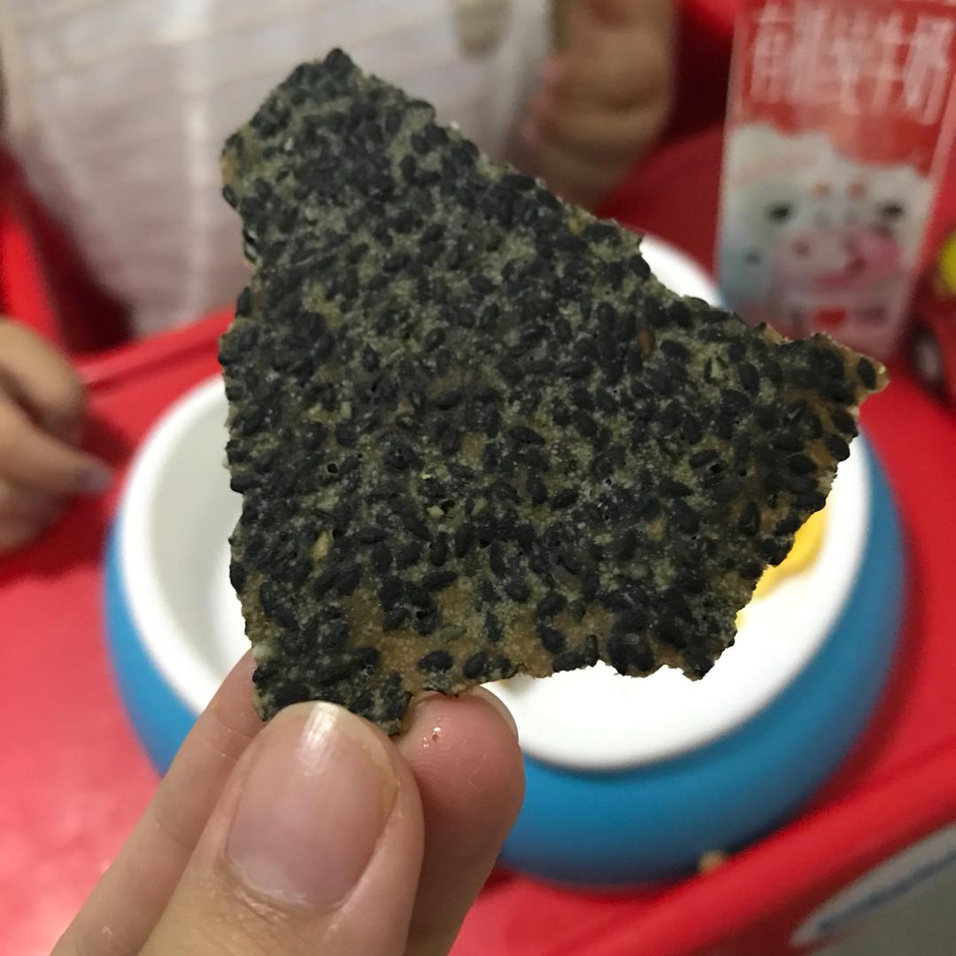 蛋白芝麻薄脆饼干（失败率低的做法）