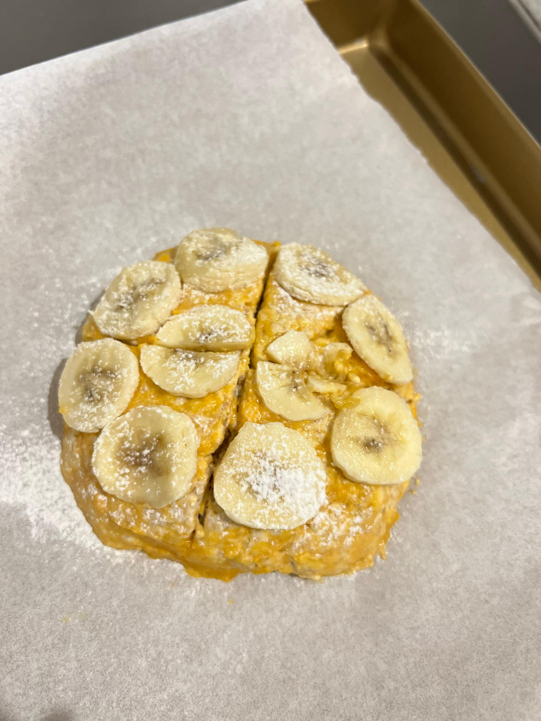 优格咸香蕉南瓜苏打面包【健康主食】