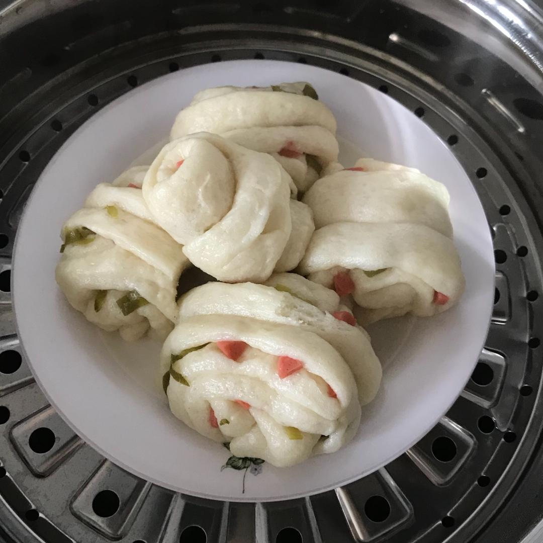 葱油花卷 Steamed Roll