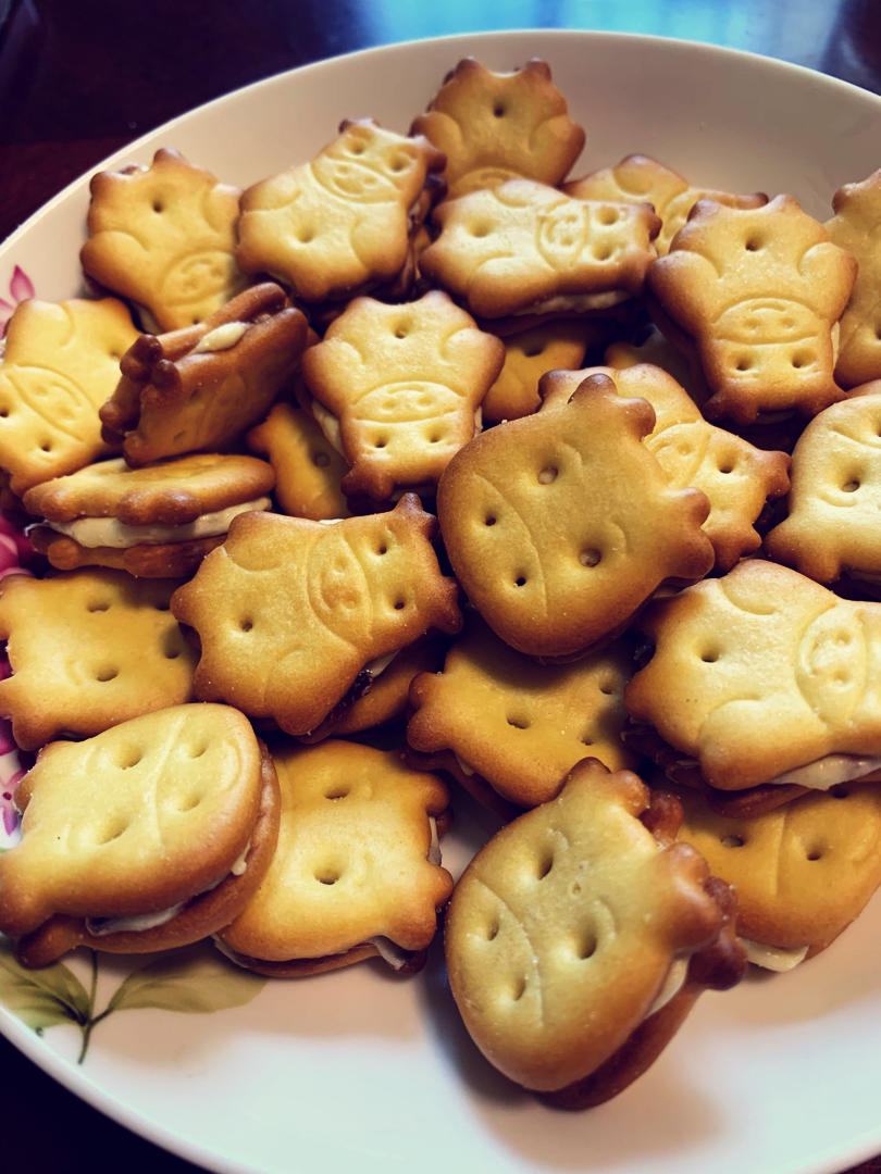 一次成功❗️蔓越莓夹心牛扎饼干～超拉丝