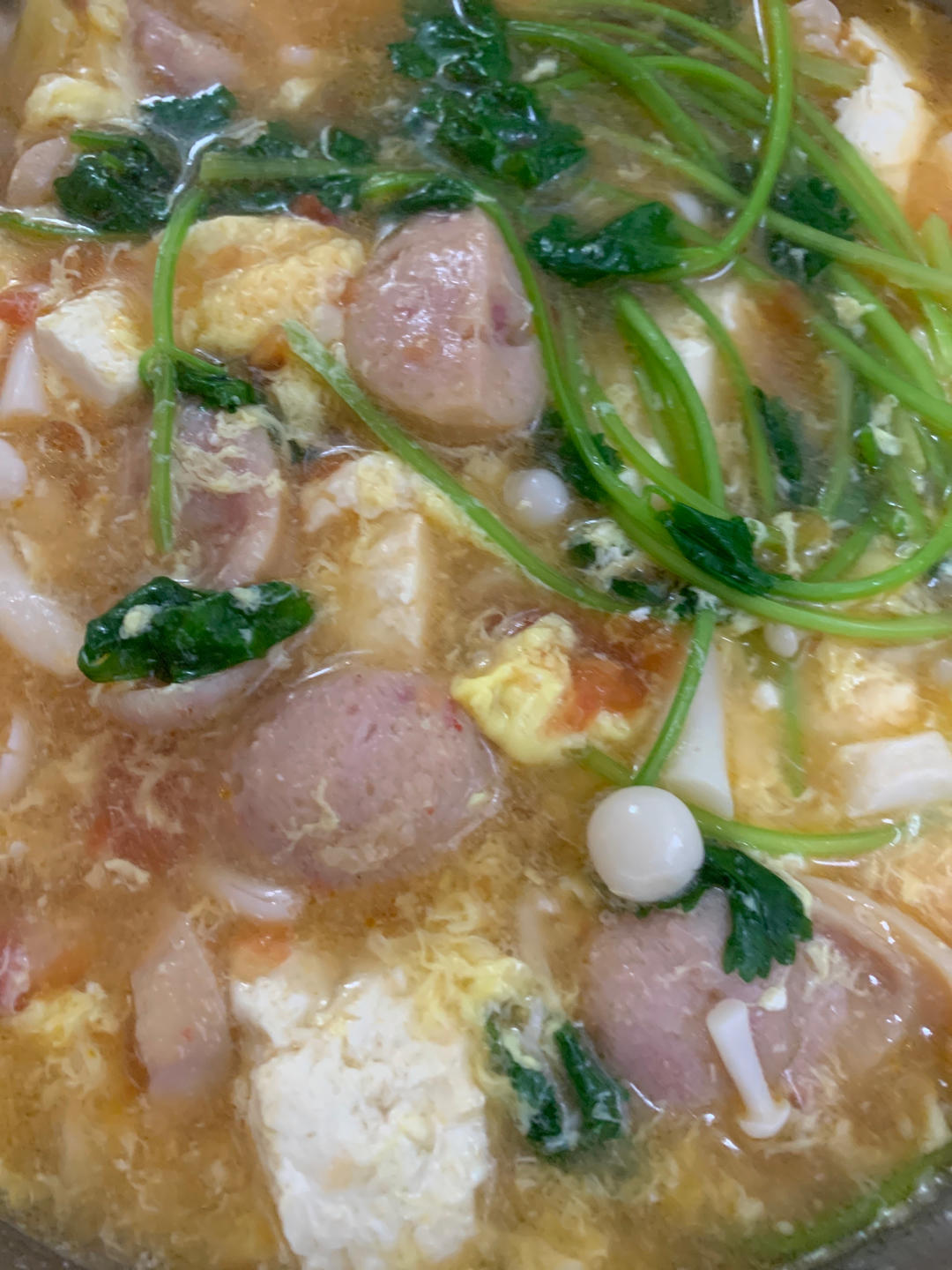 豆腐菌菇汤