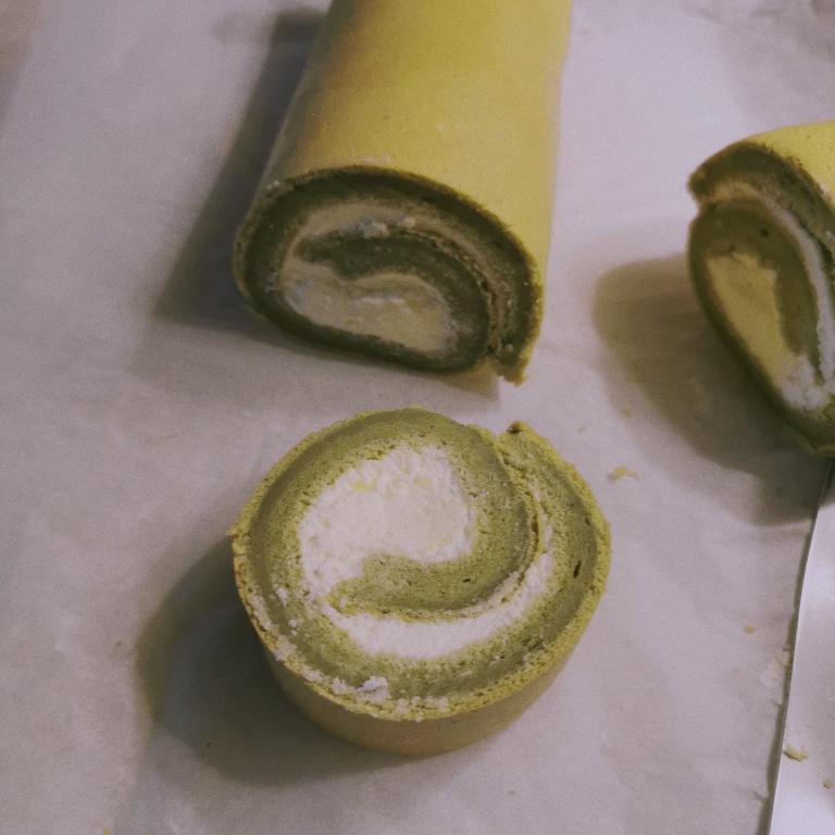 抹茶蛋糕卷的做法