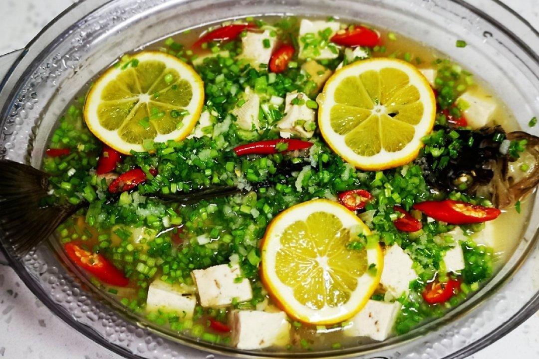 泰式青柠檬蒸鱼