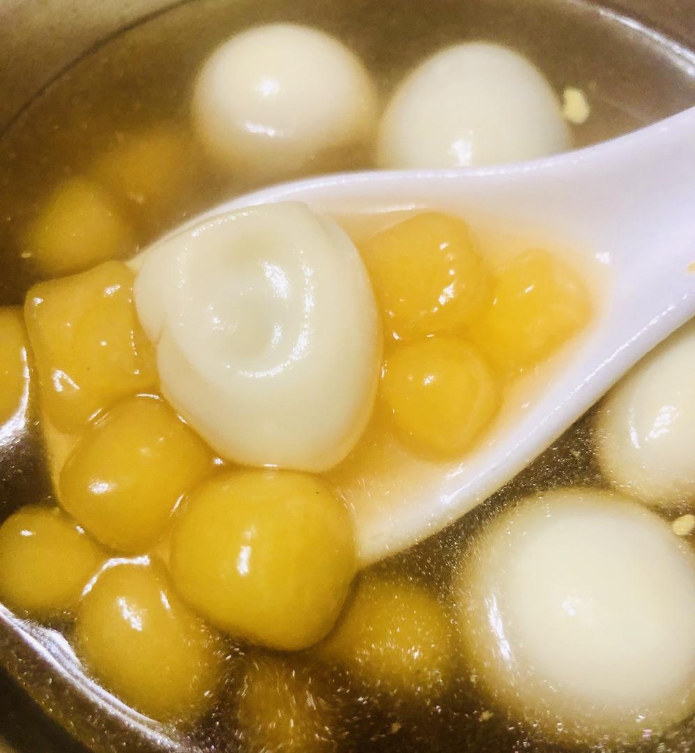 纯果蔬色彩芋圆