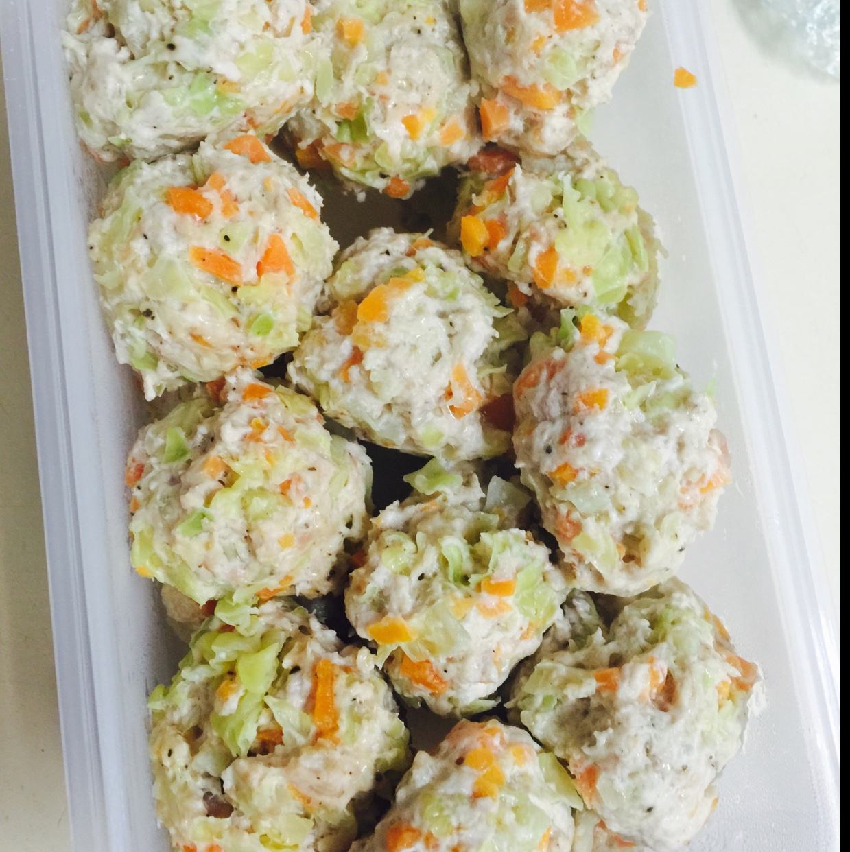 人类最强傲娇兵长赛高做的清蒸鸡胸肉丸子减脂版