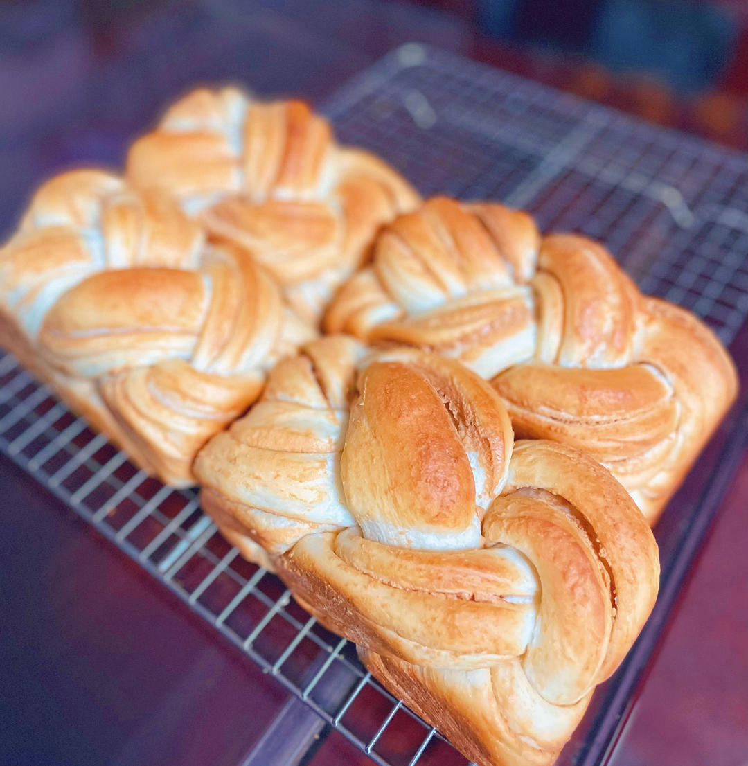 香浓花生酱鲜奶手撕吐司🍞绝了