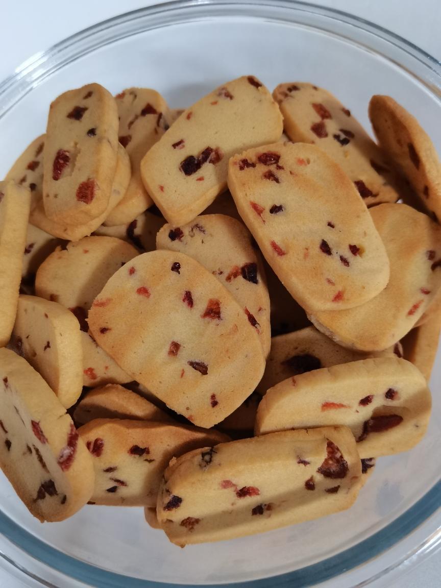 幼儿少油版蔓越莓/草莓干饼干