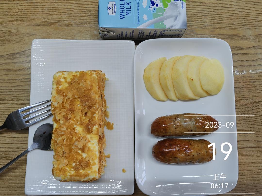 初中生的营养早餐