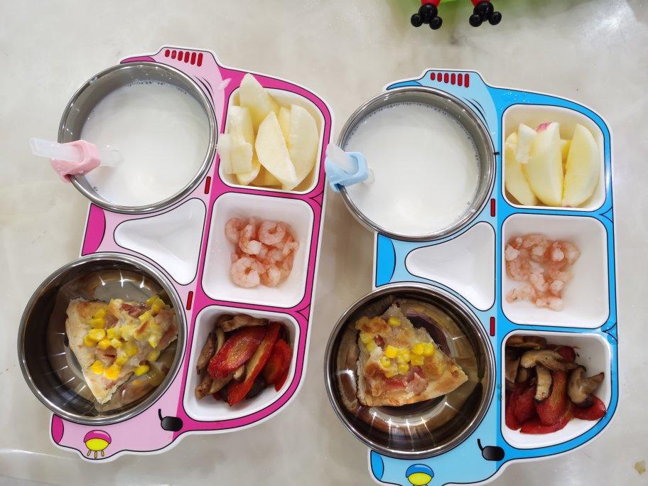 儿童版培根披萨