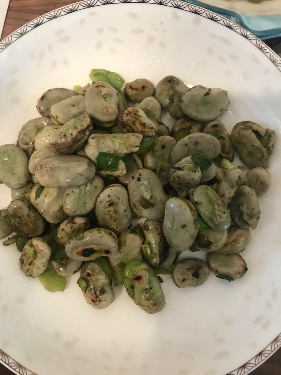 炒嫩胡豆