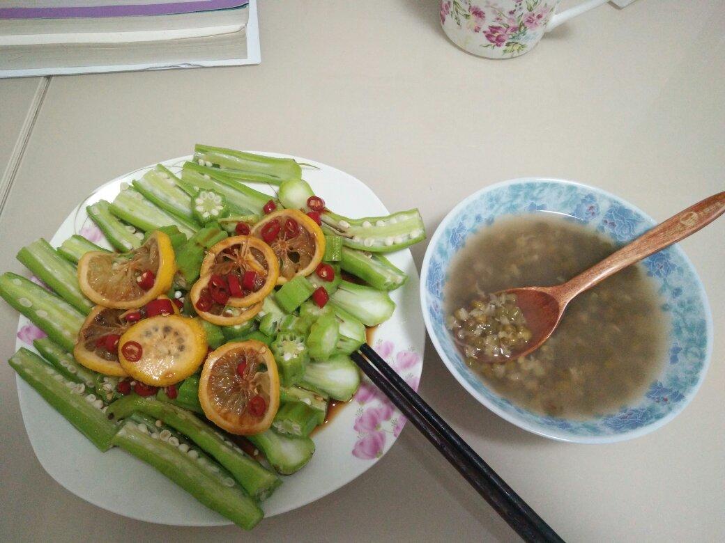 蒜蓉秋葵