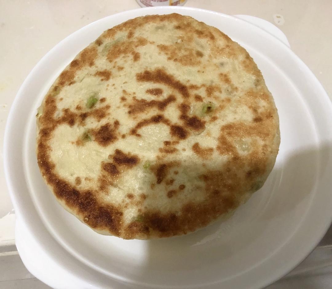 葱花鸡蛋发面饼（一）