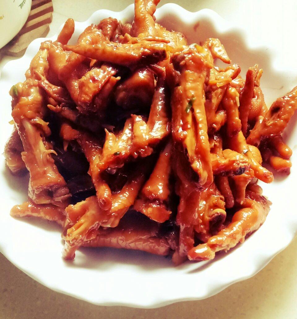 香辣烧鸡爪