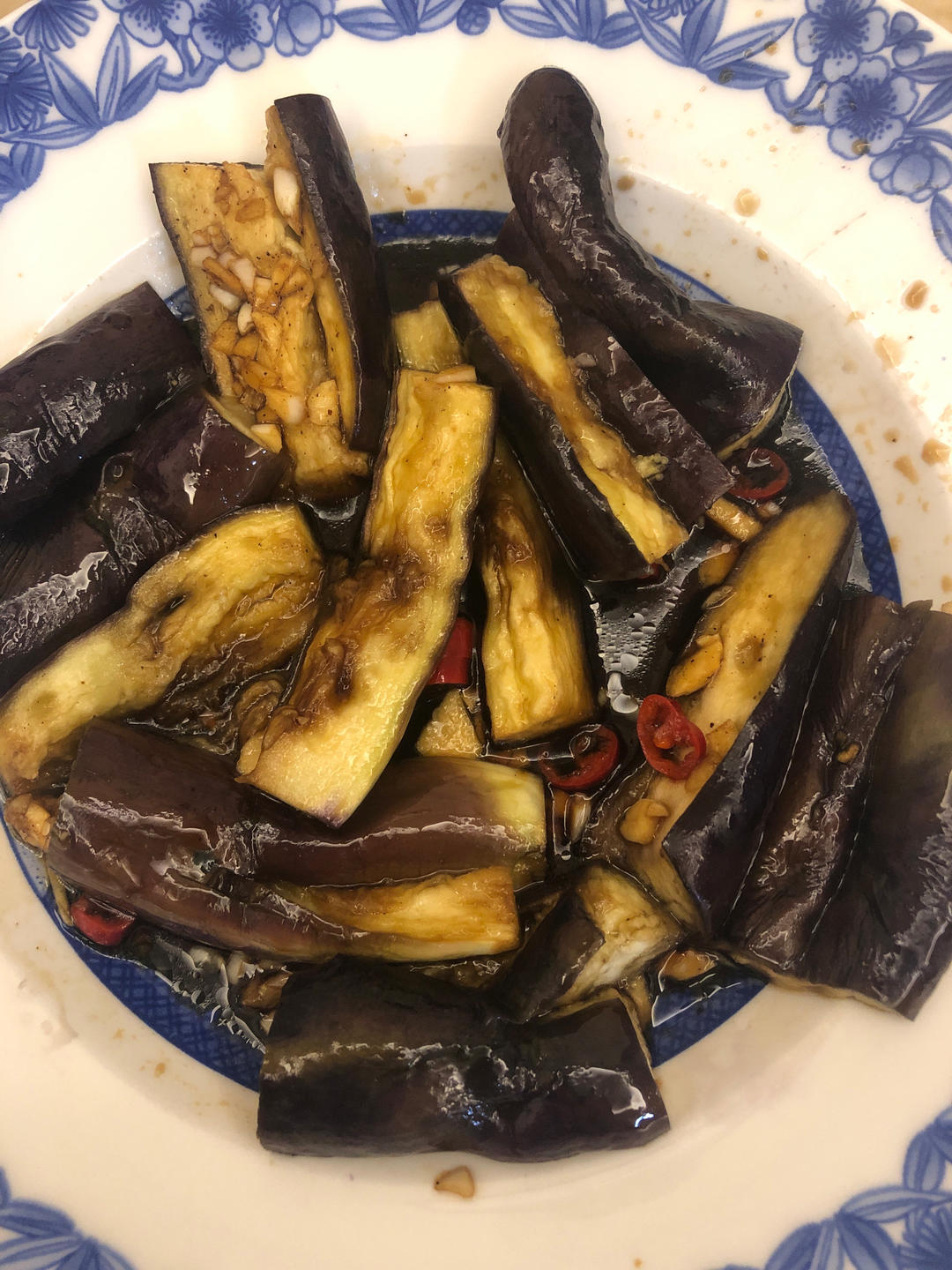 不变色手撕蒸茄子丨凉拌茄子