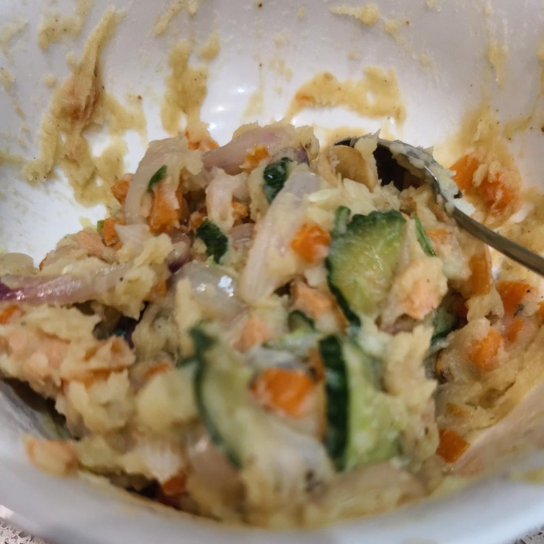 🔥爆好吃的鸡蛋土豆泥沙拉