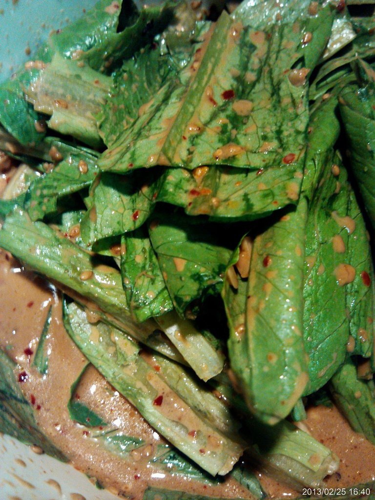 麻酱油麦菜