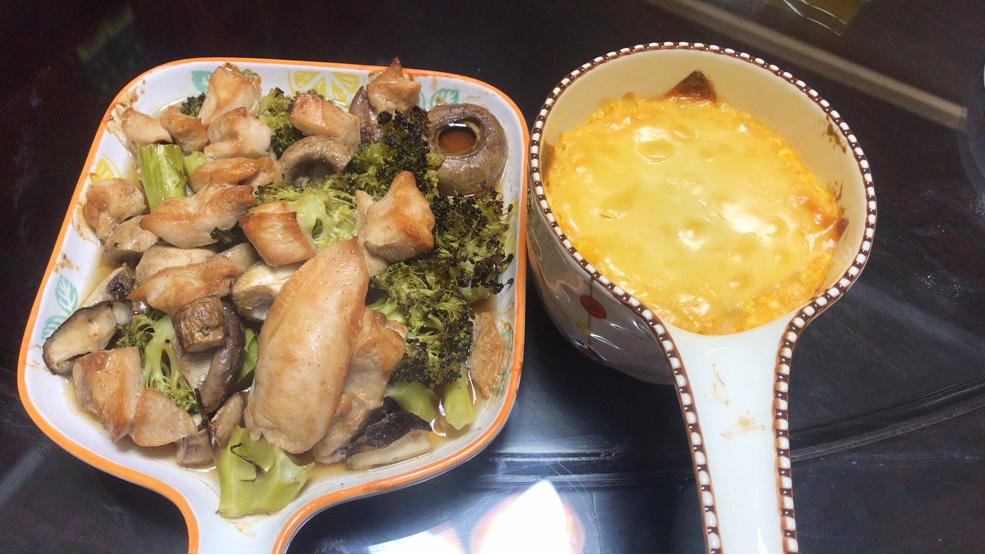 时蔬烤鸡胸肉