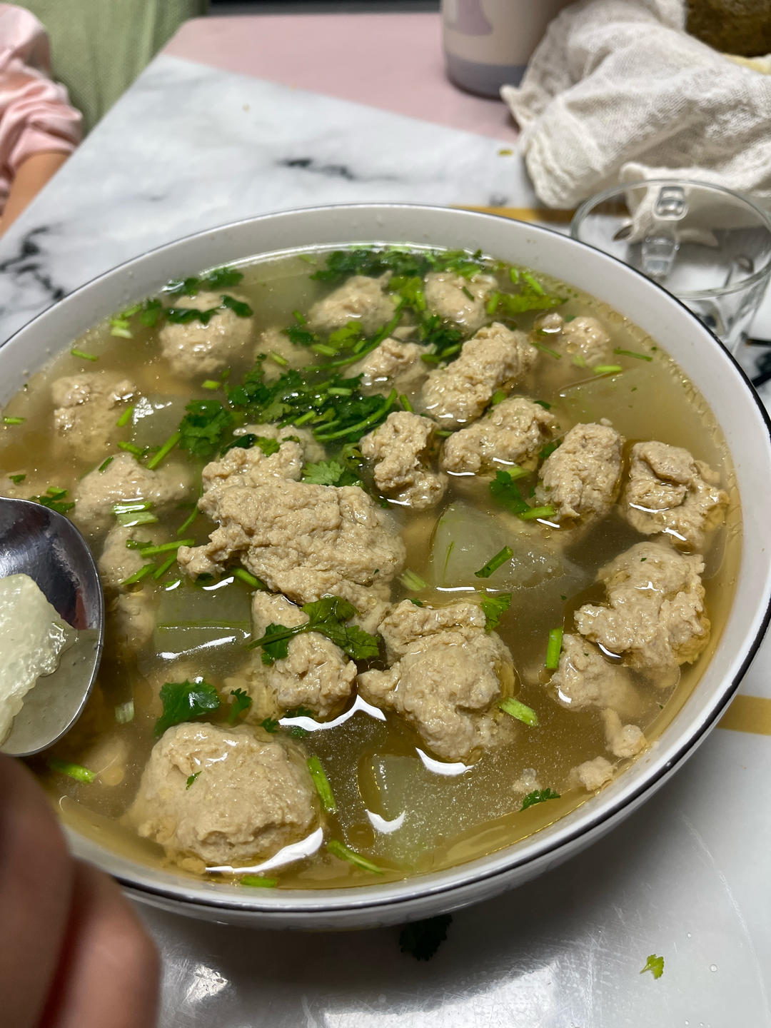 巨鲜美的冬瓜丸子汤