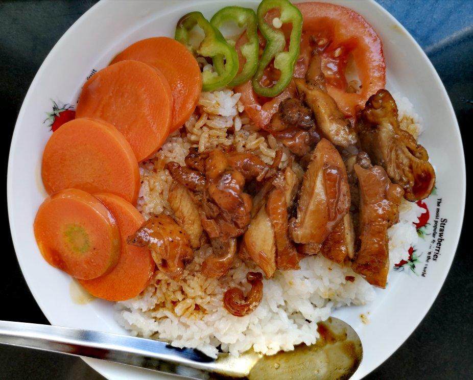 照烧鸡腿饭