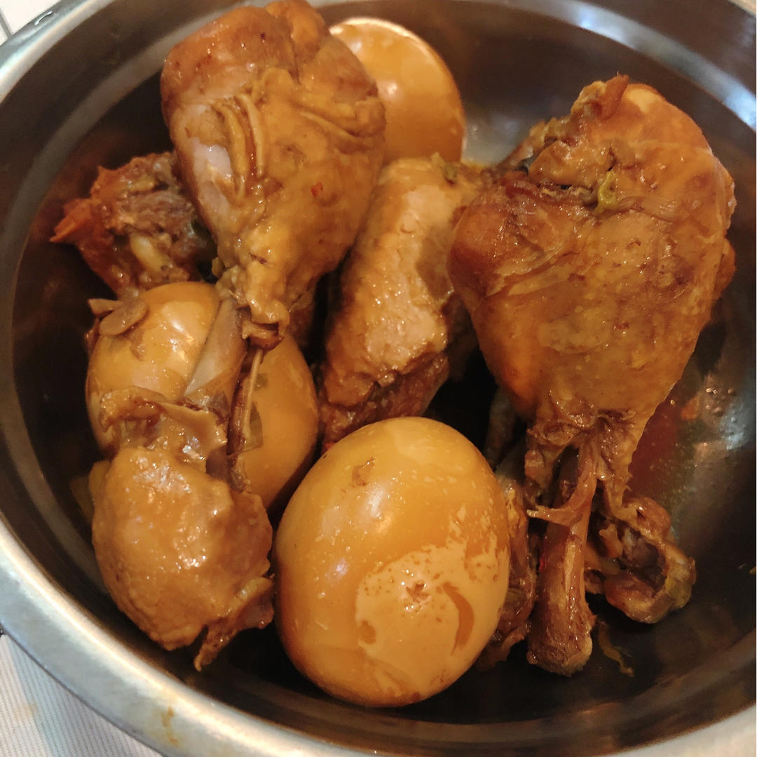 爆好吃的卤鸡腿 卤蛋❗电饭煲 炒锅都可以做~