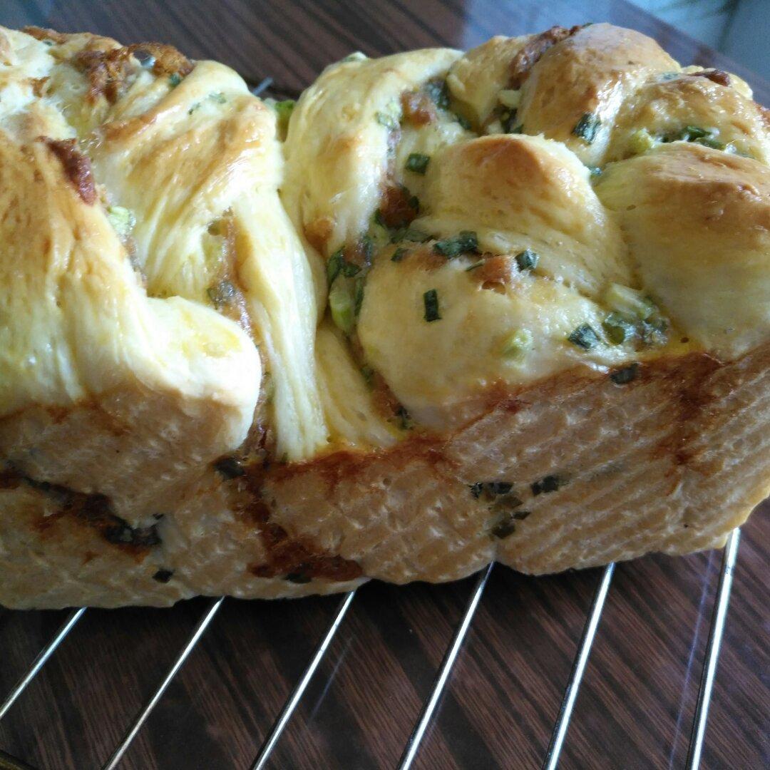 香葱肉松手撕吐司