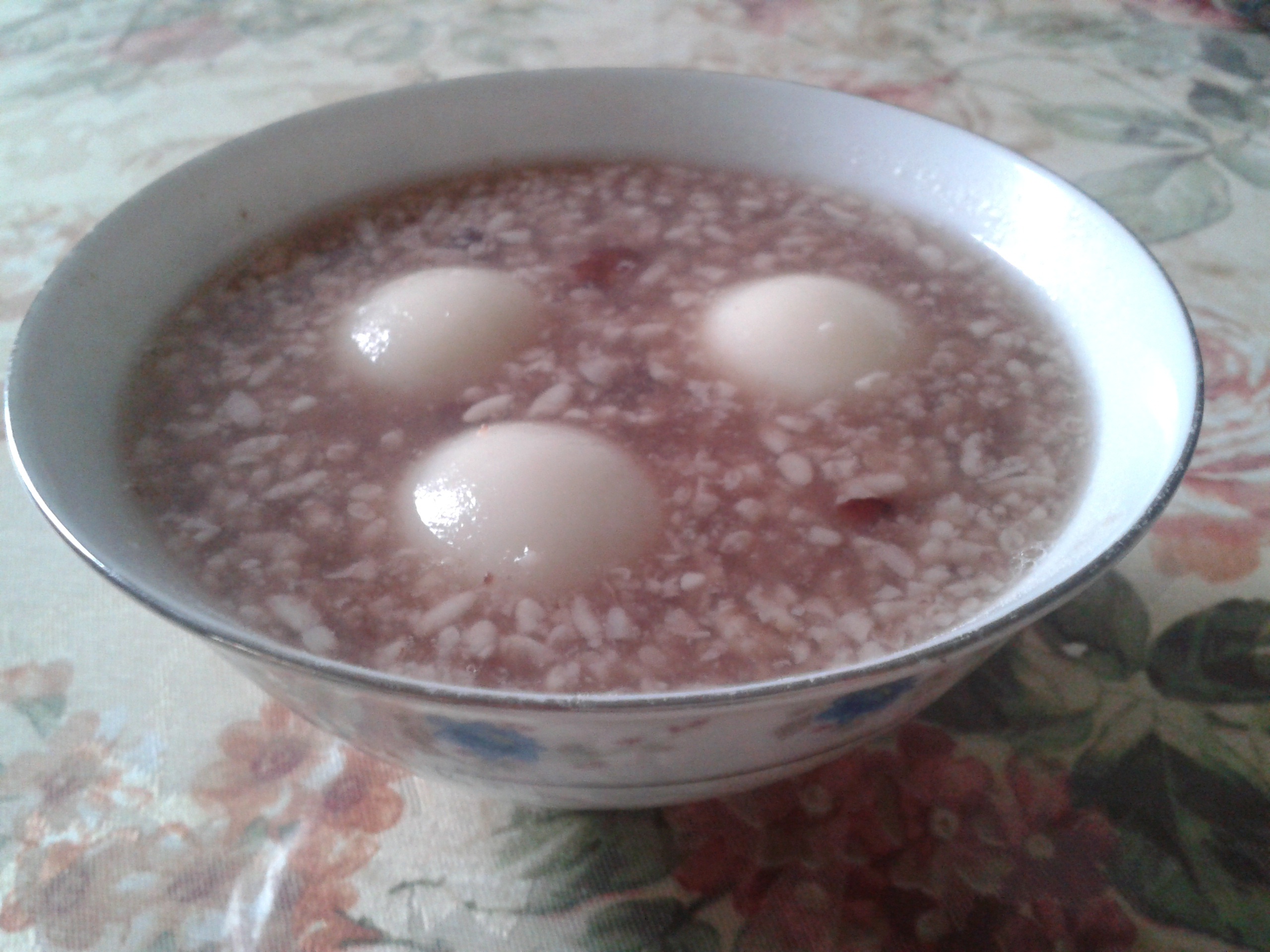 红豆酒酿小圆子