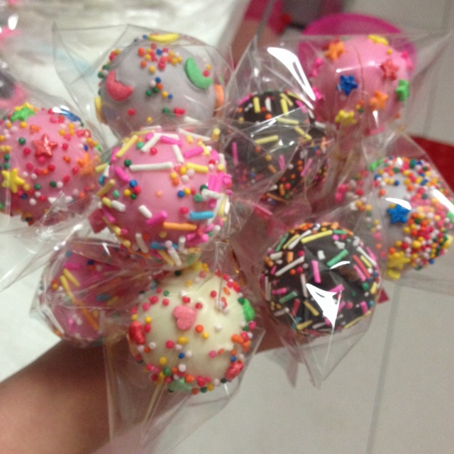 棒棒糖蛋糕 cake pops 做法