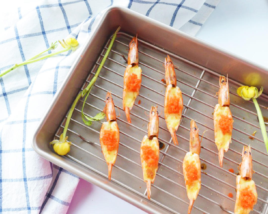 🍤烤虾（芝士焗虾）的做法