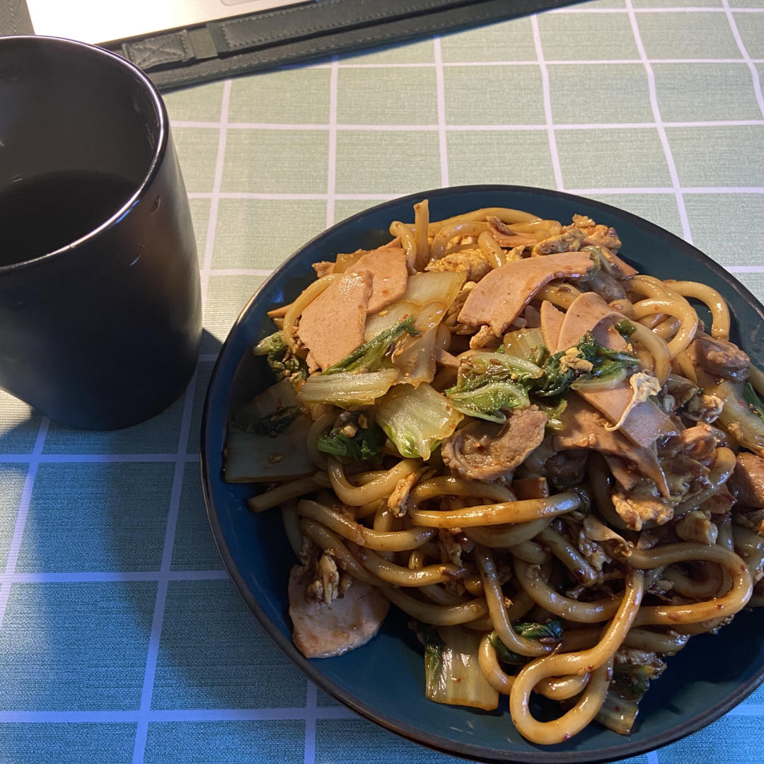 炒乌冬面（快手版）