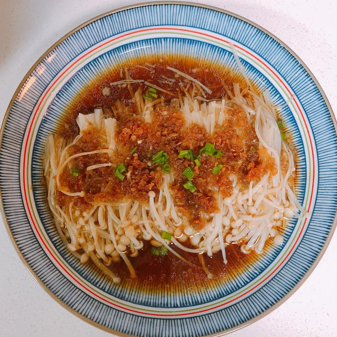 蒜蓉蒸金针菇