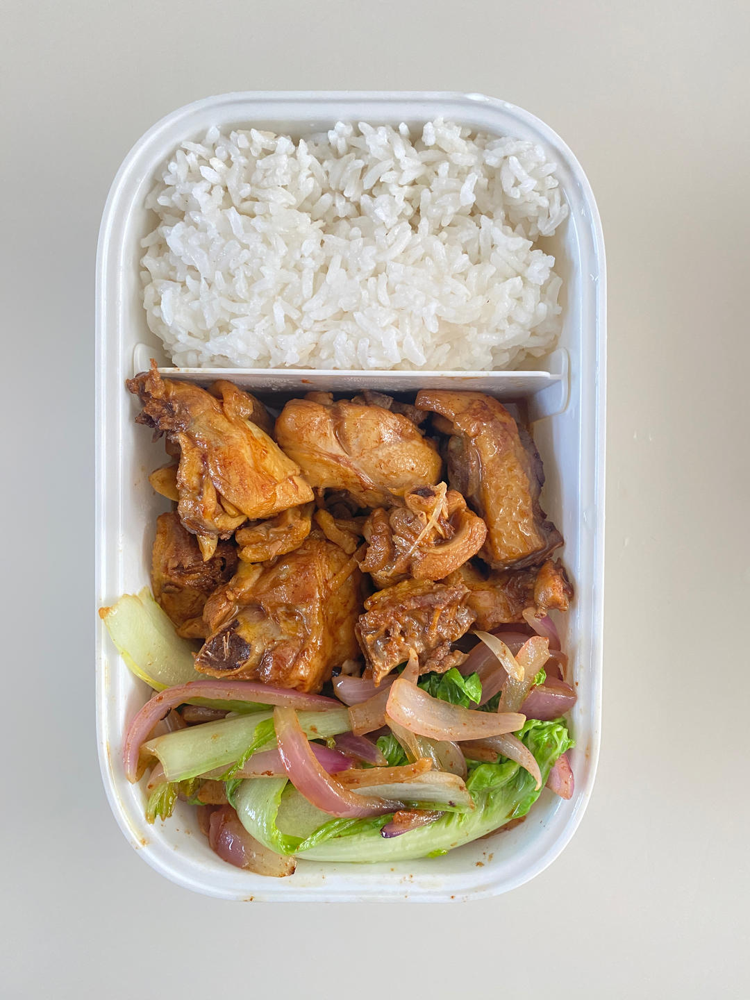 我的便当类-排骨闷饭