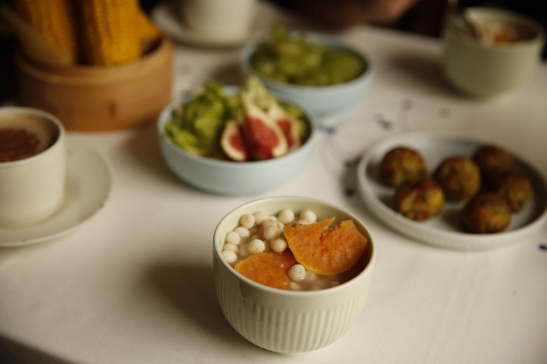 鸡头米红薯汤 时令菜 玛捷斯的做法