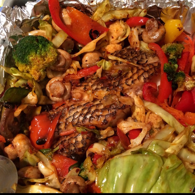 香辣烤鱼-烤箱版