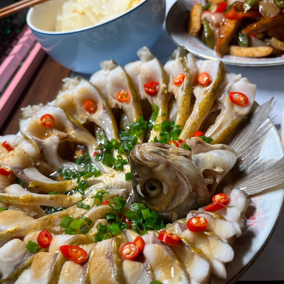 孔雀开屏（清蒸武昌鱼）