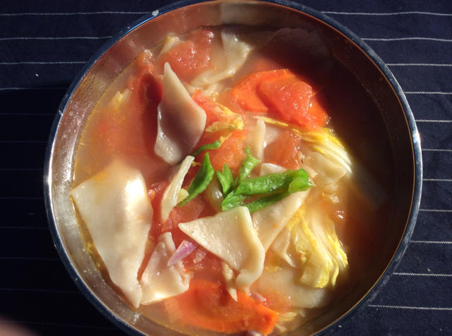 西红柿鸡蛋揪面片