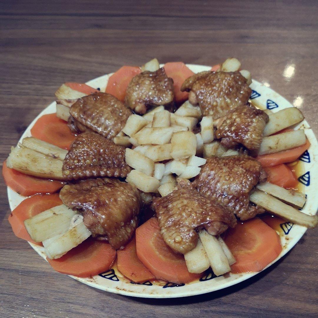 鸡翅蒸山药