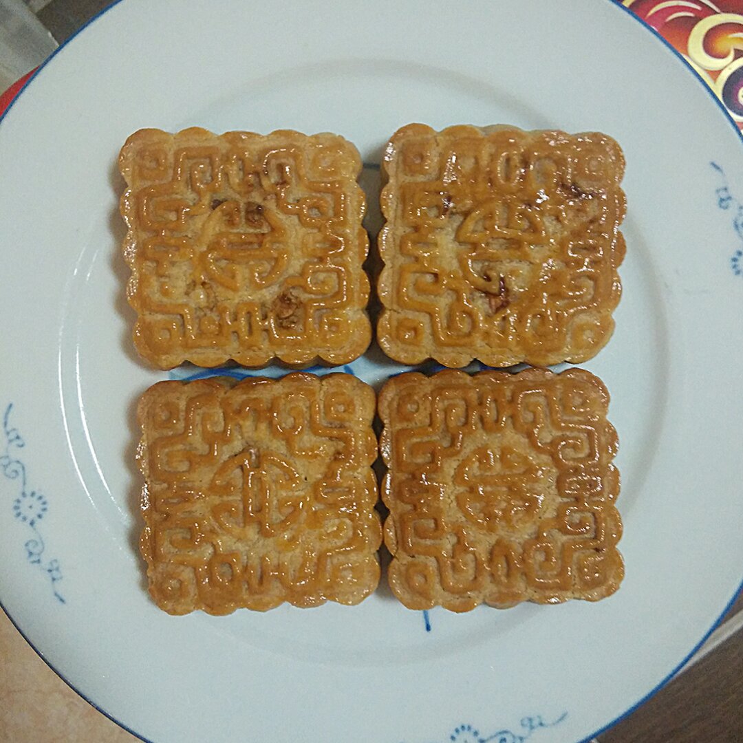 五仁月饼～不用转化糖浆的版本