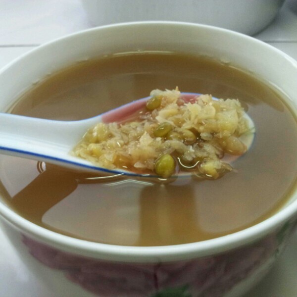 初晴3321做的绿豆汤
