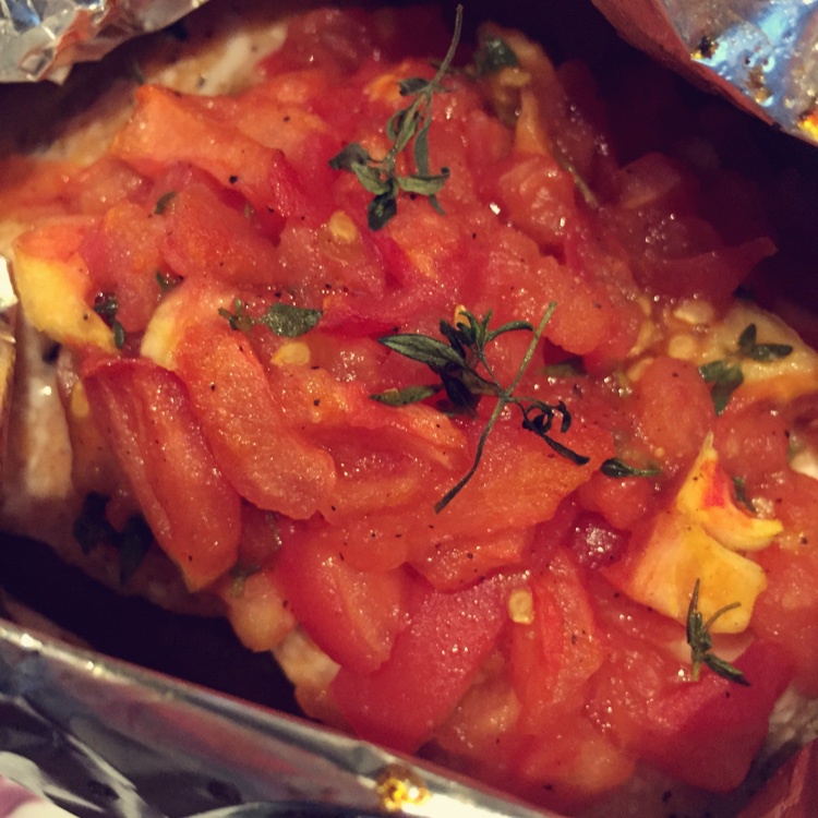 锡纸烤三文鱼  （Salmon Baked in Foil）