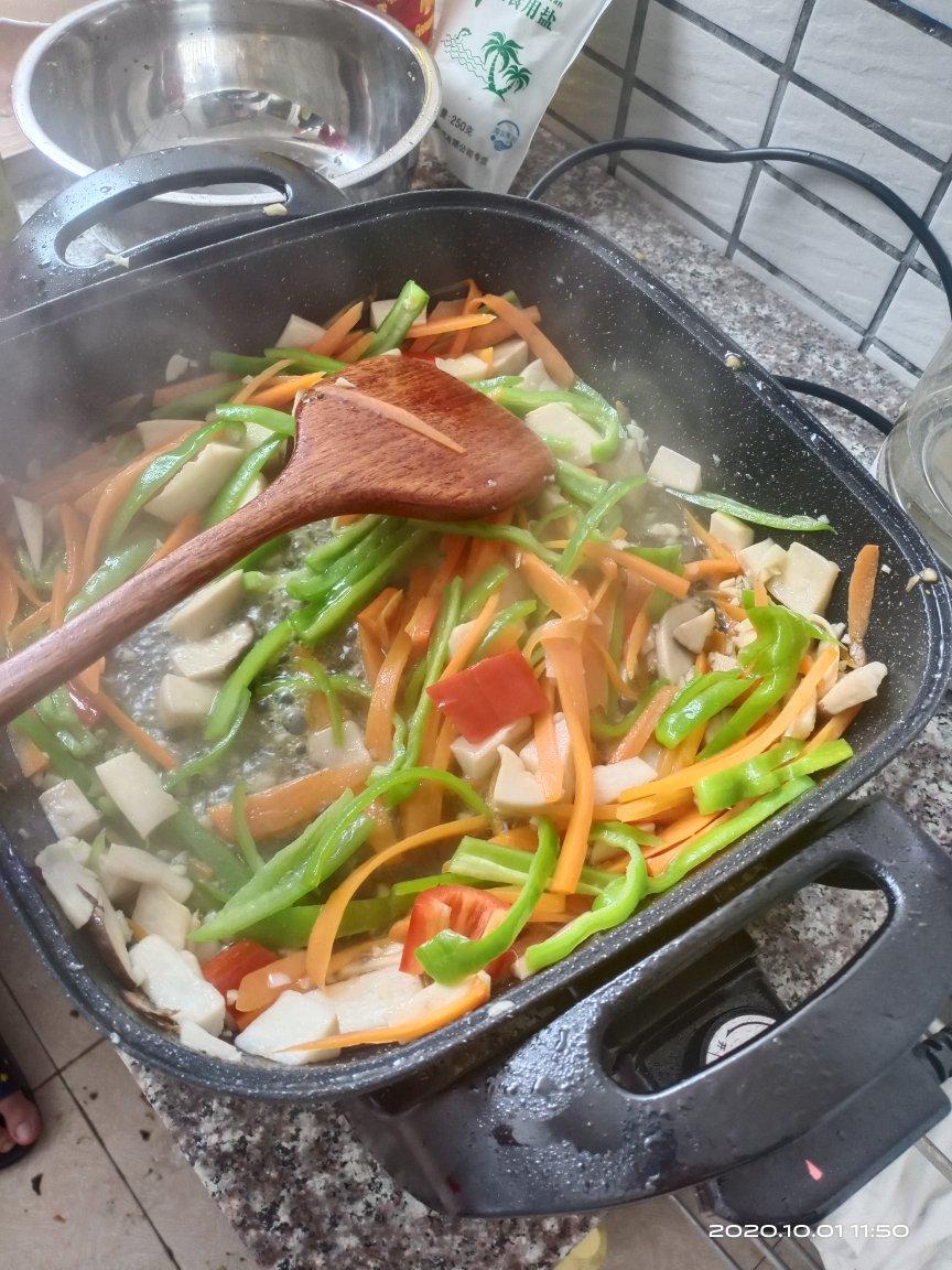 爆炒杏鲍菇