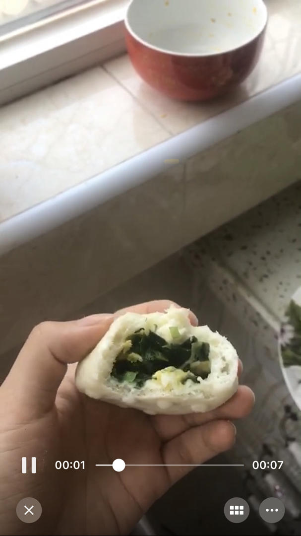百吃不厌5个起的韭菜鸡蛋包子