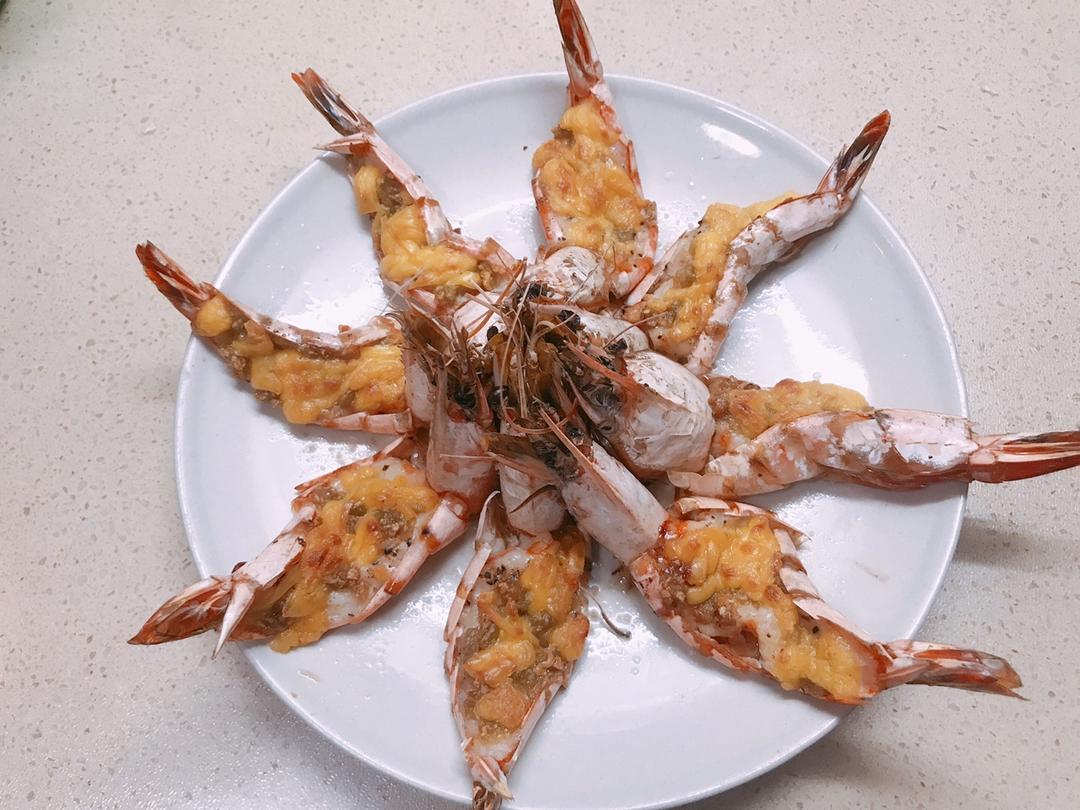 芝士沙拉酱焗大虾