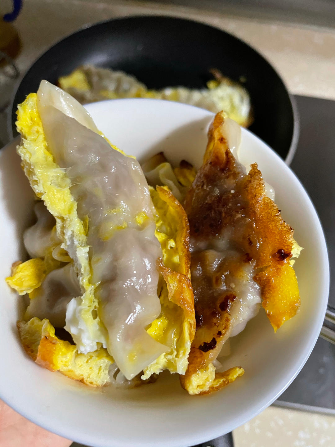 好吃快捷的煎饺（任意饺子可做）