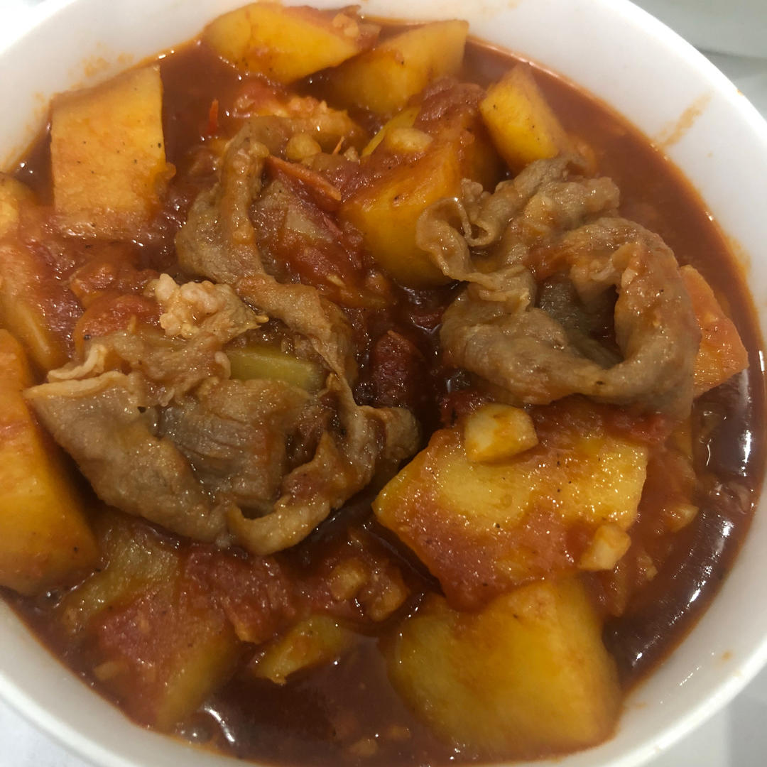 超开胃的番茄土豆肥牛汤‼️下米饭无敌了