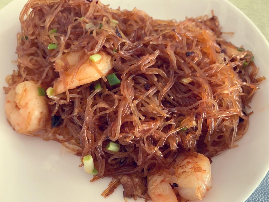 虾仁粉丝煲
