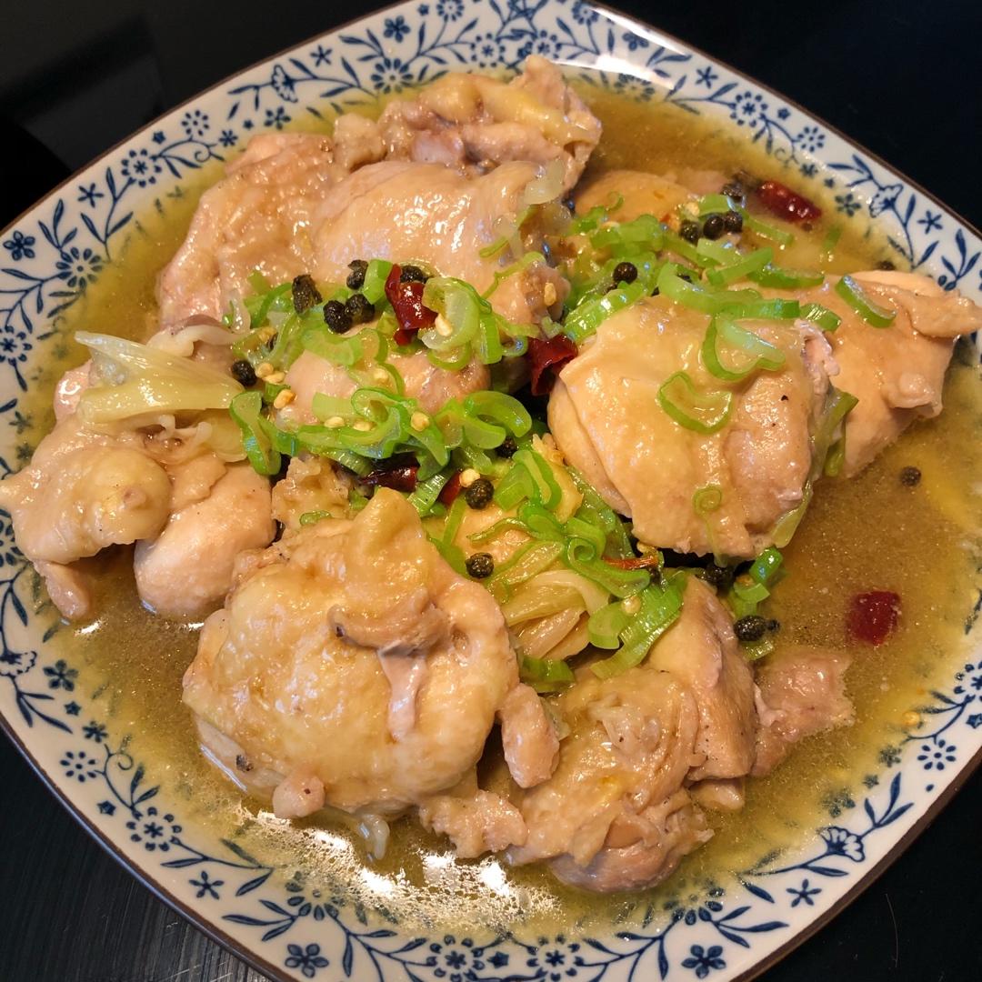 葱油鸡(家常菜)